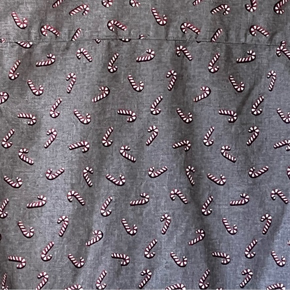 Arrow Blue Jeans Co Flannel Candy Cane Christmas Shirt - Small - Picture 7 of 10